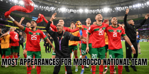 Most Appearances For Morocco National Team